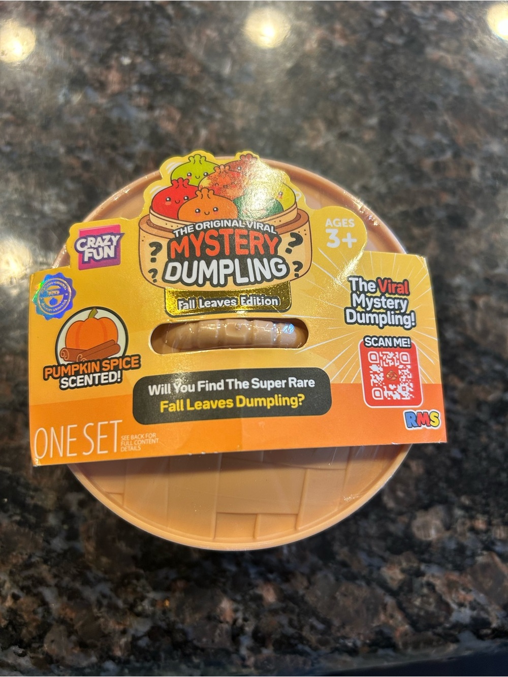 Source Unknown Mystery Dumpling - Orange Pumpkin Spice Fall Leaves Edition